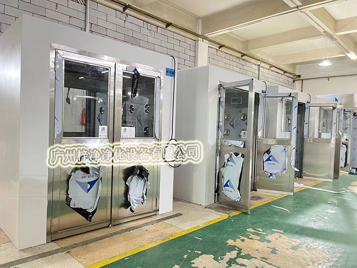 風淋室的結構和設計會影響風淋效率，進而影響所需的風淋時間。